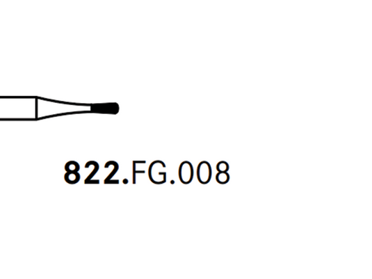 Komet 822.FG.008 Pear Diamond Preparation Bur