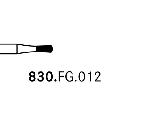 Komet 830.FG.012 Diamond Preparation Bur