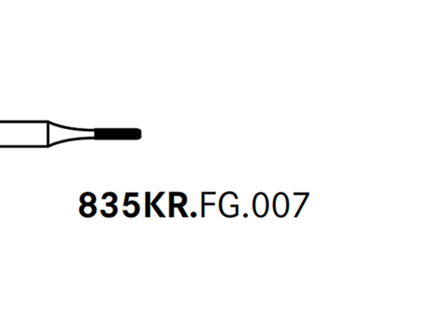Load image into Gallery viewer, Komet 835KR.FG.007 Diamond Bur