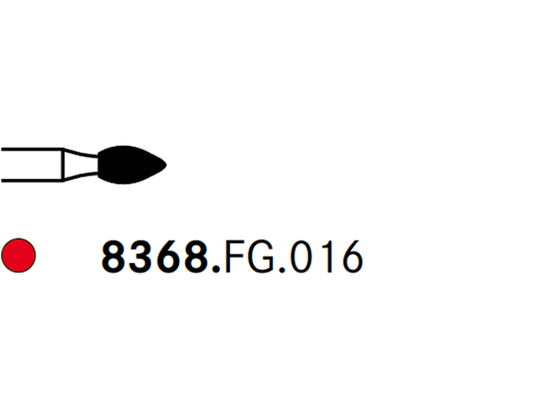 Komet 8368.FG.016 Diamond Finishing Bur
