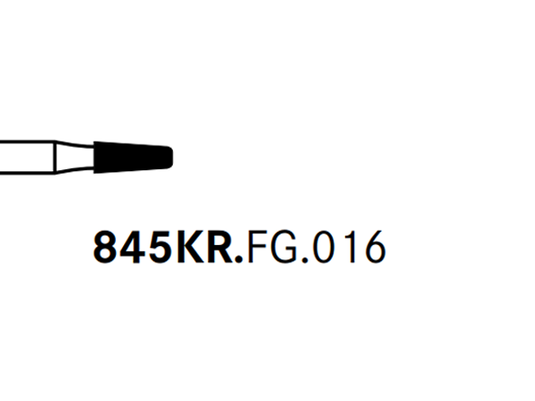 Komet 845KR.FG.016 Diamond Preparation Bur