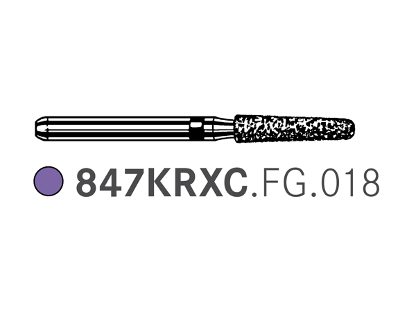 Chargez l'image dans la visionneuse de la galerie, Komet 847KRXC.FG.018 Deep Purple Diamond Bur