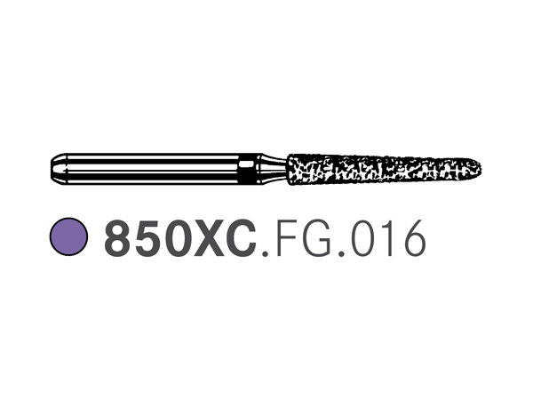 Chargez l'image dans la visionneuse de la galerie, Komet 850XC.FG.016 Deep Purple Diamond Bur