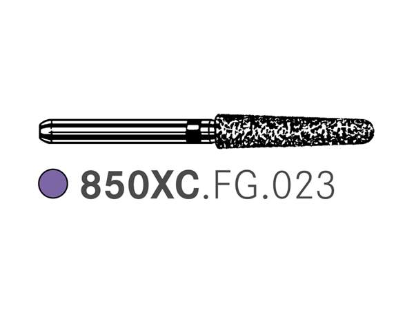 Chargez l'image dans la visionneuse de la galerie, Komet 850XC.FG.023 Deep Purple Diamond Bur