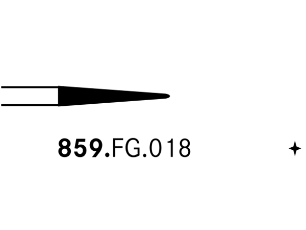 Chargez l'image dans la visionneuse de la galerie, Komet 859.FG.018 Diamond Bur