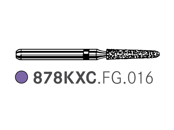 Load image into Gallery viewer, Komet 878KXC.FG.016 Diamond Bur