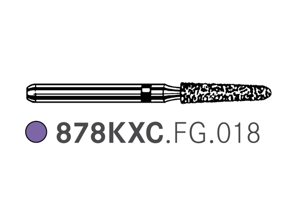 Load image into Gallery viewer, Komet 878KXC.FG.018 Diamond Bur