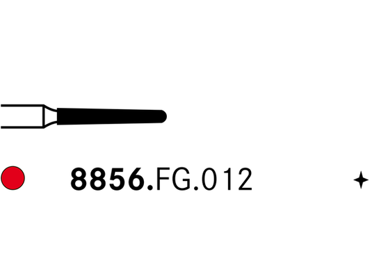 Komet 8856.FG.012 Diamond Bur