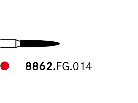 Komet 8862.FG.014 Diamond Bur