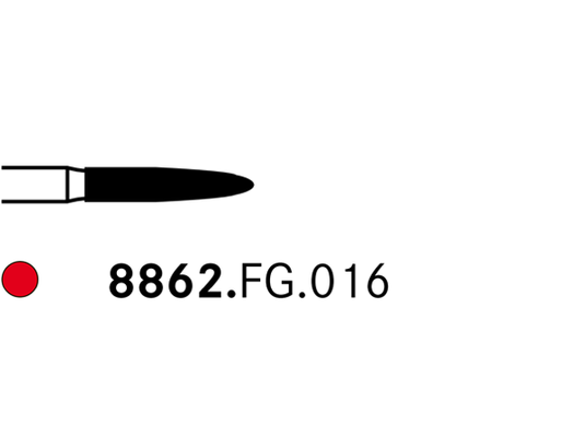 Komet 8862.FG.016 Diamond Bur