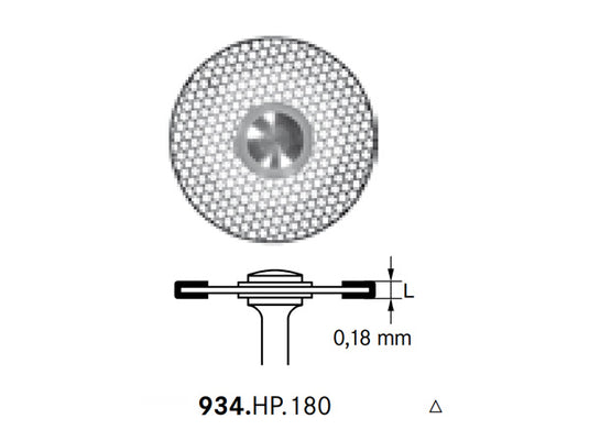 Komet 934.HP.180 Diamond IPR Disc