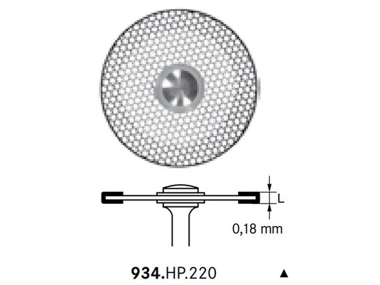 Komet 934.HP.220 Diamond IPR Disc