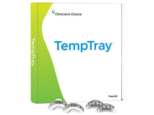 Load image into Gallery viewer, Clinician's Choice TempTray Metal Temporary Impression Tray Trial Kit