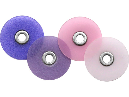 Clinician's Choice Contour Finishing and Polishing Discs assorted close-up