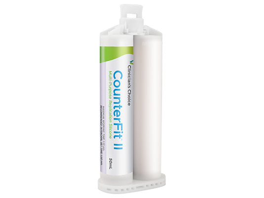 Clinician's Choice® CounterFit™ II Multi-Purpose Replication Silicone 50 mL cartridge