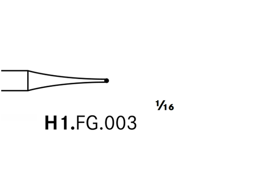 Komet H1.FG.003 Carbide Bur