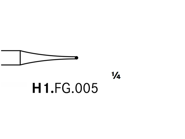 Load image into Gallery viewer, Komet H1.FG.005 Carbide Bur
