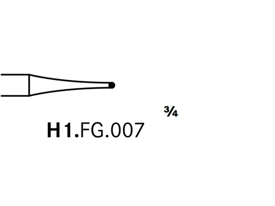 Komet H1.FG.007 Carbide Bur