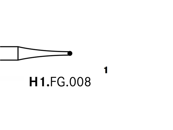 Load image into Gallery viewer, Komet H1.FG.008 Carbide Bur