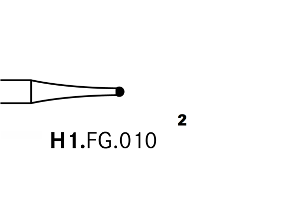 Load image into Gallery viewer, Komet H1.FG.010 Carbide Bur