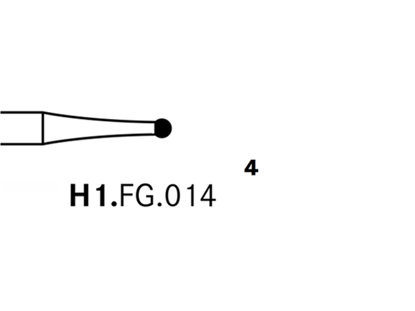 Load image into Gallery viewer, Komet H1.FG.014 Carbide Bur
