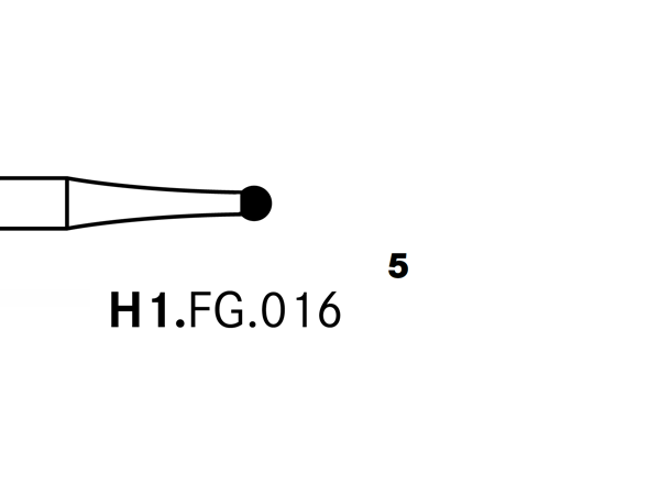 Load image into Gallery viewer, Komet H1.FG.016 Carbide Bur