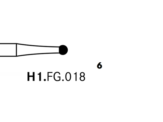 Komet H1.FG.018 Carbide Bur