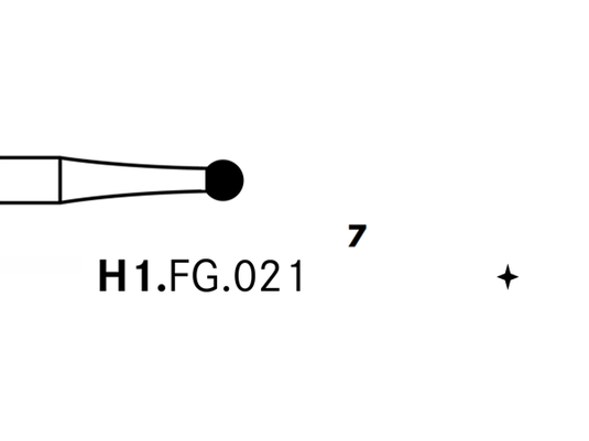 Komet H1.FG.021 Carbide Bur