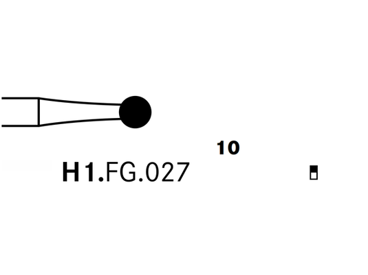 Komet H1.FG.027 Carbide Bur