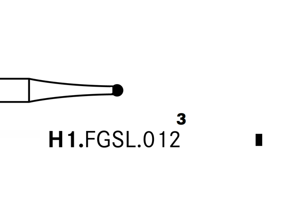 Load image into Gallery viewer, Komet H1.FGSL.012 Carbide Bur