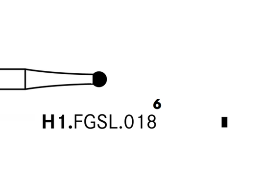 Komet H1.FGSL.018 Carbide Bur