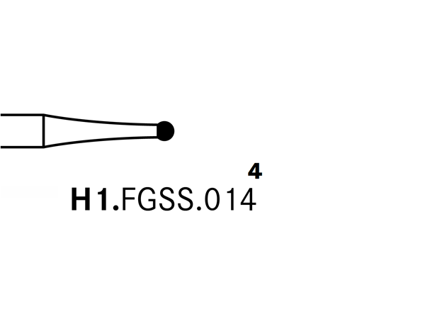 Load image into Gallery viewer, Komet H1.FGSS.014 Carbide Bur