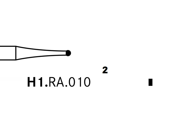 Load image into Gallery viewer, Komet H1.RA.010 Carbide Bur
