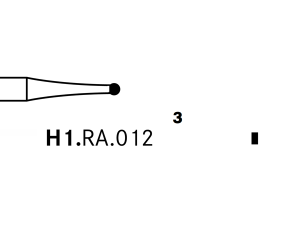 Load image into Gallery viewer, Komet H1.RA.012 Carbide Bur
