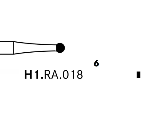 Komet H1.RA.018 Carbide Bur