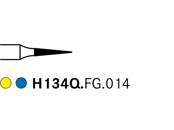 Load image into Gallery viewer, Komet H134Q.FG.014 Q-Finisher Carbide Bur