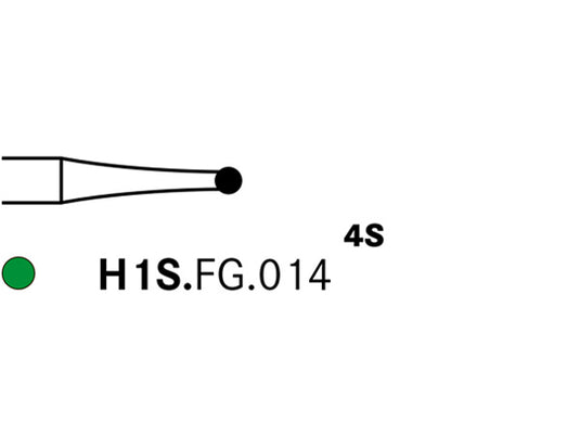 Komet H1S.FG.014 Carbide Preparation Bur