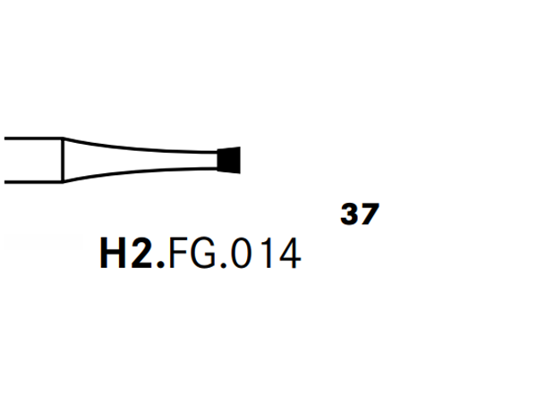 Load image into Gallery viewer, Komet H2.FG.014 Tungsten Carbide Bur