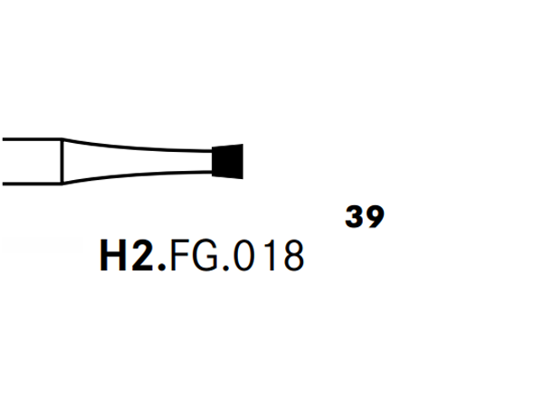 Load image into Gallery viewer, Komet H2.FG.018 Tungsten Carbide Bur