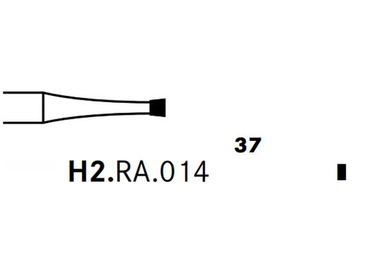 Komet H2.RA.014 Tungsten Carbide Bur