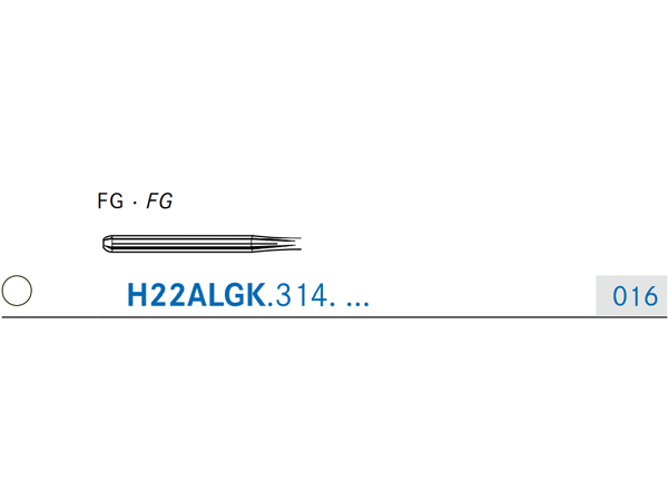 Load image into Gallery viewer, Komet H22ALGK.FG.016 Adhesive Removal Bur