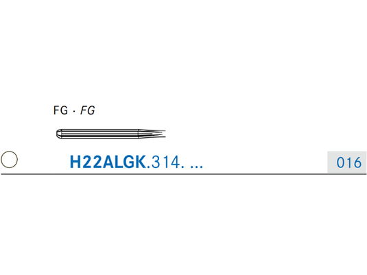 Komet H22ALGK.FG.016 Adhesive Removal Bur