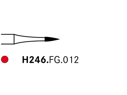 Komet H246.FG.012 Carbide Bur