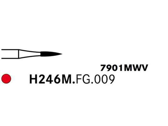 Komet H246M.FG.009 Carbide Bur