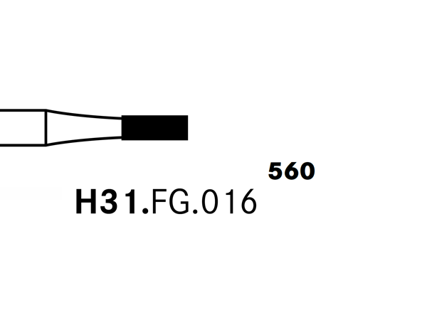 Load image into Gallery viewer, Komet H31.FG.016 Carbide Bur