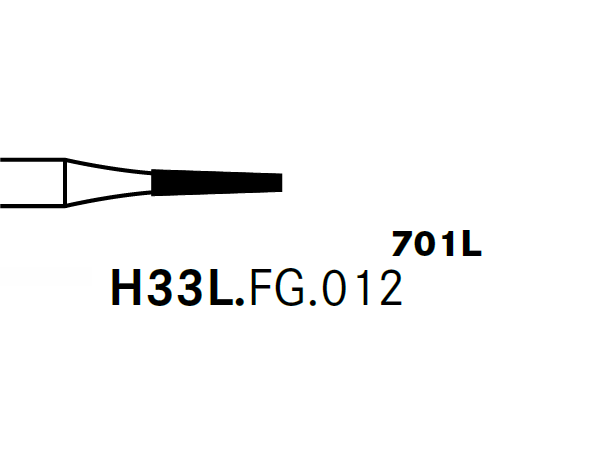 Load image into Gallery viewer, Komet H33L.FG.012 Carbide Bur