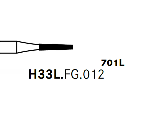 Komet H33L.FG.012 Carbide Bur