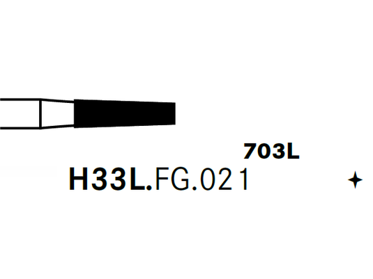 Komet H33L.FG.021 Carbide Bur