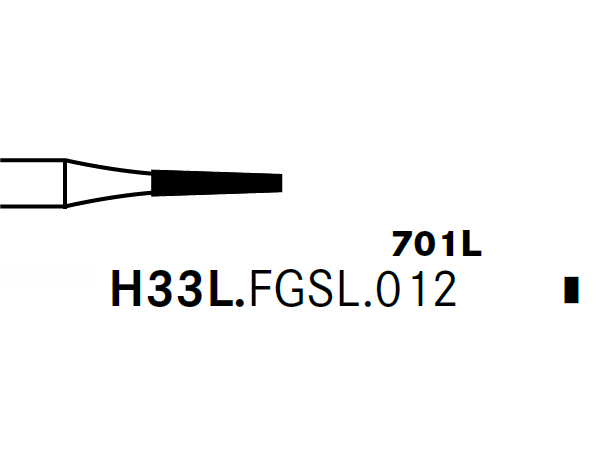 Load image into Gallery viewer, Komet H33L.FGSL.012 Carbide Bur
