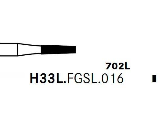 Komet H33L.FGSL.016 Carbide Bur